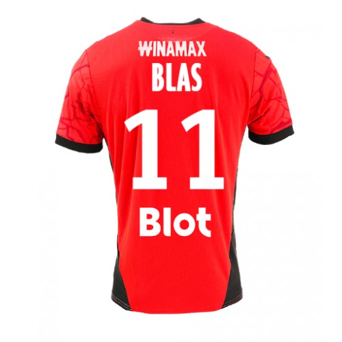 Fotballdrakt Herre Stade Rennais Ludovic Blas #11 Hjemmedrakt 2024-25 Kortermet